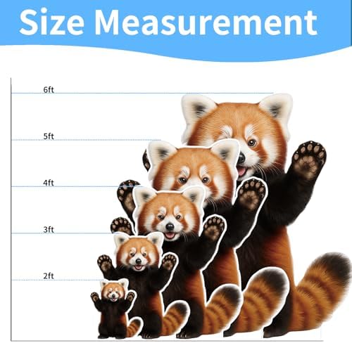 Lesser Panda 2FT Life Size Cardboard Cutout, 1 PC - Image 2