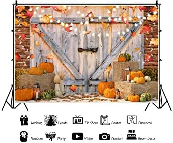 YYNXSY Fall Thanksgiving Backdrop Autumn Pumpkin Harvest 10X8FT YY-2515 - Image 2