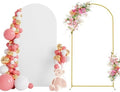 Wokceer 6.6FT Arch Backdrop Stand and Cover Set,Arch Stand with White Cover by Wokceer