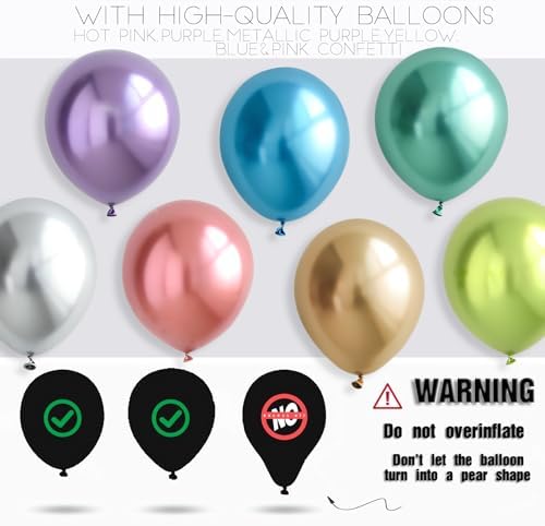 Metallic Balloon Tower Kit for Floor Set of 2 Base&Pole Decor for Shower Party - Image 3