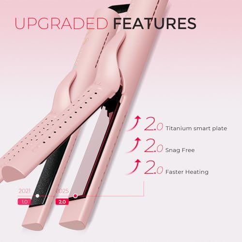 TYMO Airflow 2.0 Curling Iron Flat Iron-Hair Straightener and Curler 2 in 1 - Image 6