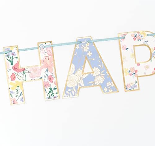 Meri Meri English Garden Birthday Banner (Pack of 1) - Image 2