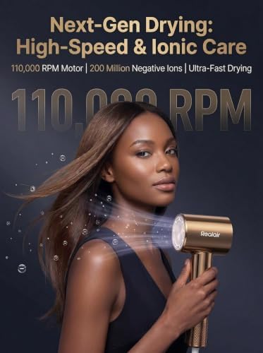 High-Speed Ionic Hair Dryer, Blow Dryer with Essential Oil & Diffuser - Image 2