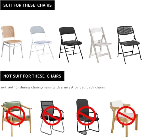 HAINARverS Stretch Spandex Folding Chair Covers, Gold, 30 PCS - Image 6