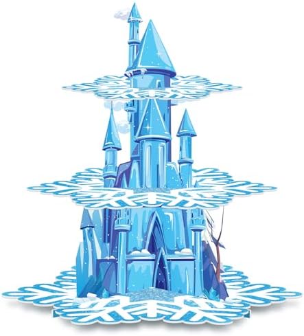 BenLouis 3Tier Frozen Cupcake Stand Birthday Party Decorations by BenLouis