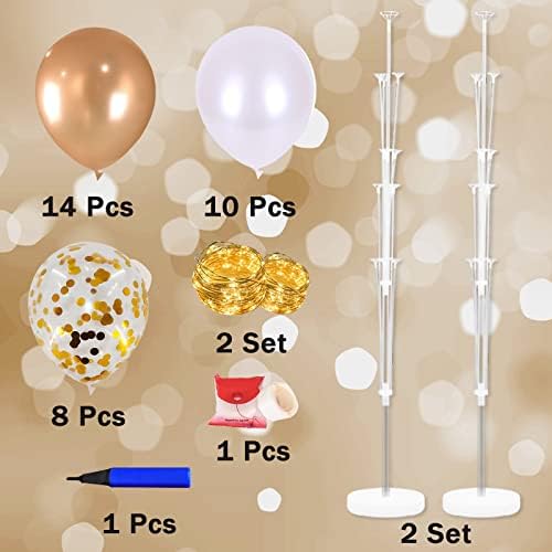 Cicicooie Balloon Stands Floor Column Kit 2 Centerpiece Party Decorations - Image 2