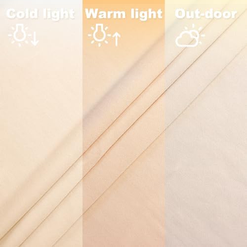FANPROMS Wedding Arch Cover Beige 5ft 6ft 7ft Spandex Arch Backdrop Cover Set of 3 Balloon Arch Cover Backdrop Fabric for Banquet Chiara Arch Stand Cover for Bridal Shower Party Decorations - Image 4