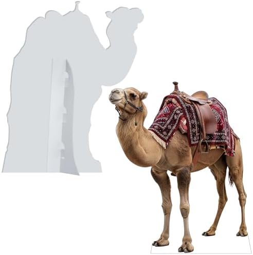 Nativity Camel Cardboard Cutout, 1FT Life Size, Xmas Decoration - Image 4