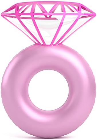 Jasonwell Inflatable Diamond Ring Pool Float - Engagement Ring Bachelorette Party Float Stagette Decorations Swimming Tube Floaty Outdoor Water Lounge Floats for Adults - Image 6