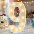12.6 Inch Marquee Light Up Numbers 9 for Party Decorations by NANXU