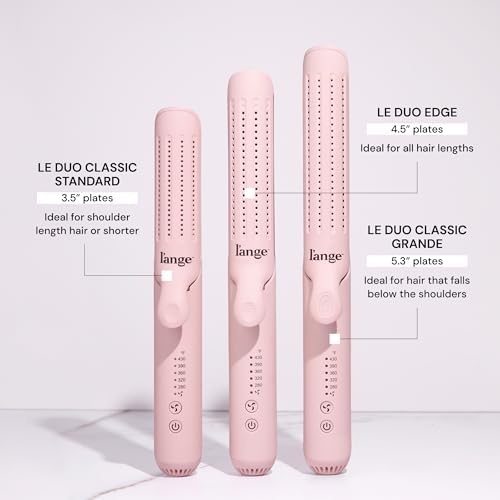 L'ANGE Hair Le Duo Edge 360° Airflow Titanium Styler | 2-in-1 Styler - Hair Straightener and Curler | Cooling Air Vents | Frizz-Free Results for All Hairstyles | Styling Tools & Appliances, Blush - Image 5