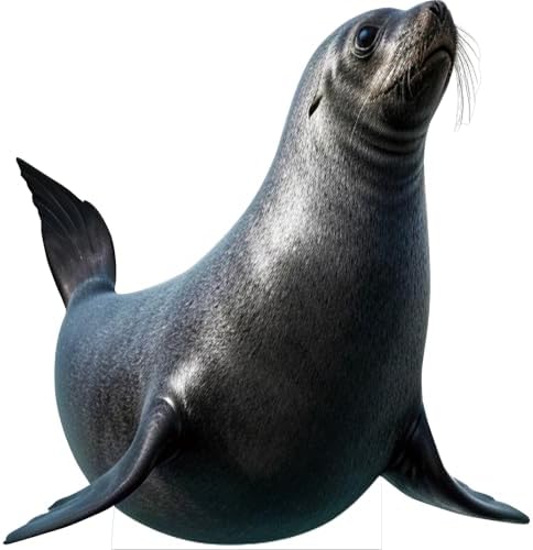Cardboard Cutout, 5FT Life Size, Safari, Alaskan Animals Seal by 111PRINT