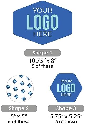 Big Dot of Happiness Custom Logo Table Toppers - Personalized Branded Business Party Centerpiece Sticks - Set of 15 - Image 6