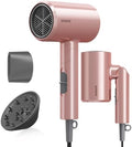 BABONIR 1875W Diffuser Hair Dryer, Ionic Foldable Blow Dryer, Pink by BABONIR