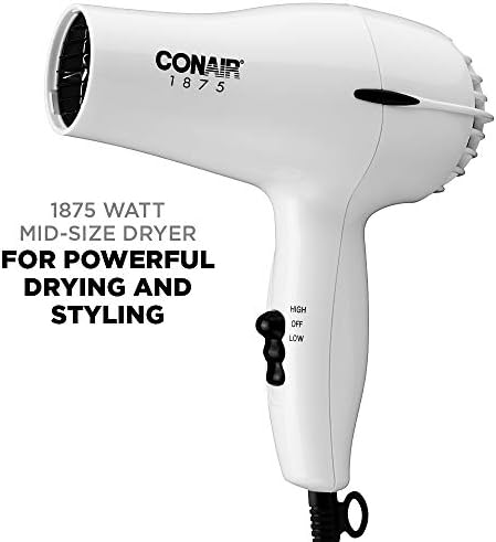 Conair Hair Dryer, 1875W Mid-Size Blow Dryer (Pack of 2) - Image 2