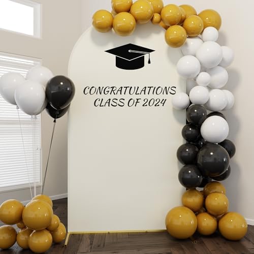 Neatsure Arch Backdrop Stand and Cover Set, 7.2FT Metal Photo Balloon Arch Backdrop Stand for Wedding Birthday Party Baby Shower Ceremony Graduation Decoration, Ivory - Image 5