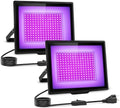 2 Pack 150W LED Black Light, IP66 Waterproof Blacklight Flood Lights by uwiner