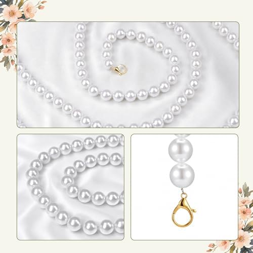 Canlierr 2 Pcs 5.6ft Wedding Giant Pearl Garland Decorations 25mm - Image 3