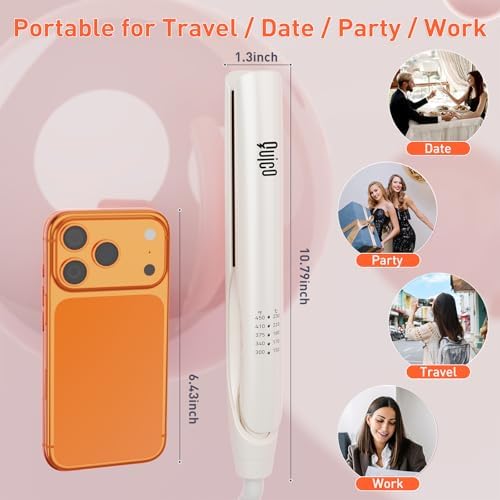 Quico Hair Straightener, 100-240V Dual Voltage Straightener and Curler - Image 2