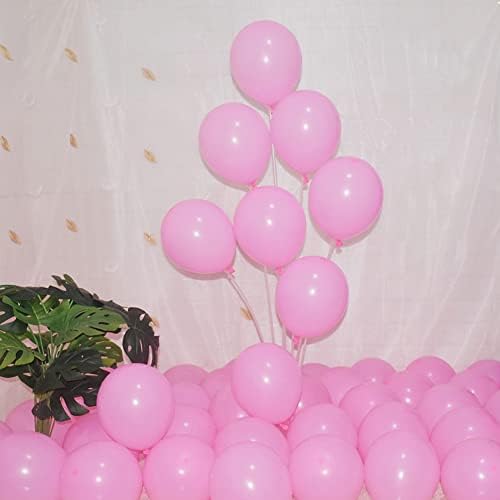400 Pack 5 Inch Hot Pink Latex Balloons Helium Balloons Party Balloons Decorations Supplies - Image 3