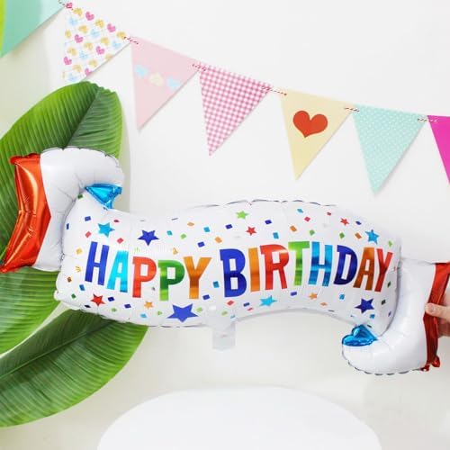 Happy Birthday Balloons Colorful Birthday Balloon Banner for Birthday Decorations Supplies - Image 3