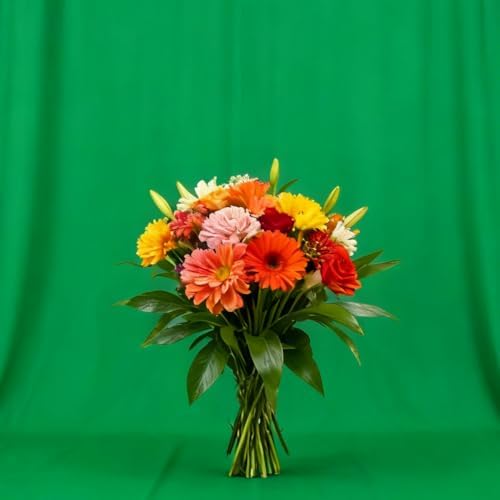 Green Screen Backdrop 10x7ft Photo Backdrop Chromakey Muslin Portrait Green Backdrop for PS Keying/Video Creation/Studio Portrait Shoots - Image 2