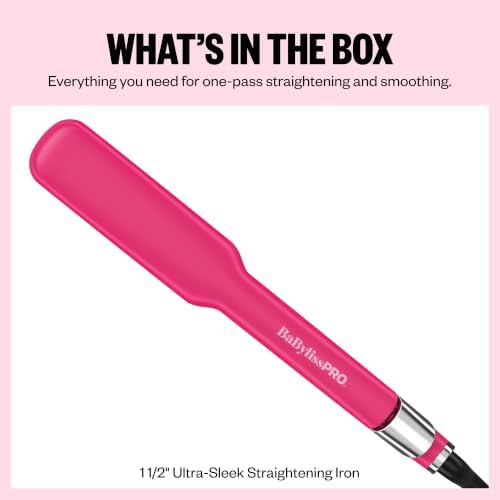 BabylissPRO Nano Titanium Ultra-Sleek Hair Straightener, Flat Iron for All Hair Types - Image 5