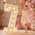 imprsv 4FT Marquee Numbers,DIY Light Up Numbers for 7th Birthday Decorations, Party Party Decorations,Anniversary Party Decor,Mosaic Number for Balloons Number 7,Pre-Cut Foam Board Kit by Letsmakeitimpressive