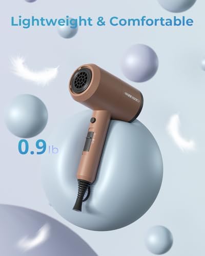 SHRATE Professional Ionic Hair Dryer with Diffuser & Nozzle | Low Noise - Image 3