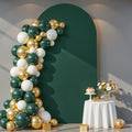 6 ft Arch Backdrop Cover Hunter Green - Double-Sided Spandex Arch Covers Stretchy Backdrop for Balloon Arches Birthday Party Baby Shower Banquet Wedding Photo Background by Unknown