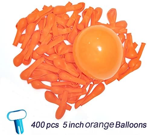 400 Pack 5 Inch Orange Latex Balloons Helium Balloons Party Balloons Decorations Supplies - Image 2