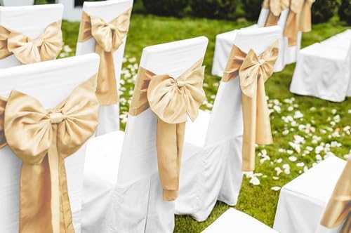 12 Pack Champagne Satin Table Runner 12 x 108 Inch Long Premium Table Runners for Wedding Party Events Decoration, Birthday Parties, Banquets Decorations, Graduations, Engagements - Image 5