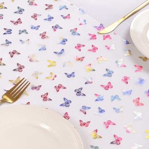 Butterfly Spring Table Runner Gauze Easter Seasonal Party Table Decoration - Image 5