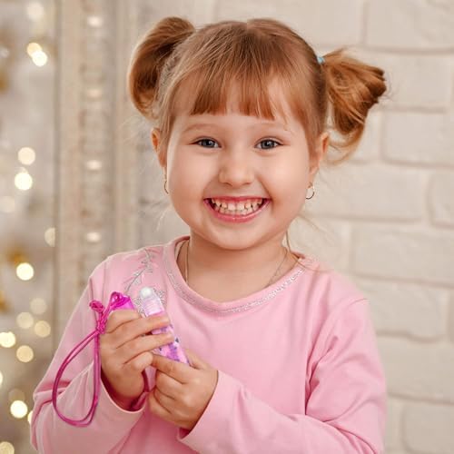12pc Fruit Flavored Lip Gloss Necklace Set - Non-Toxic Wearable Lip Gloss - Image 6