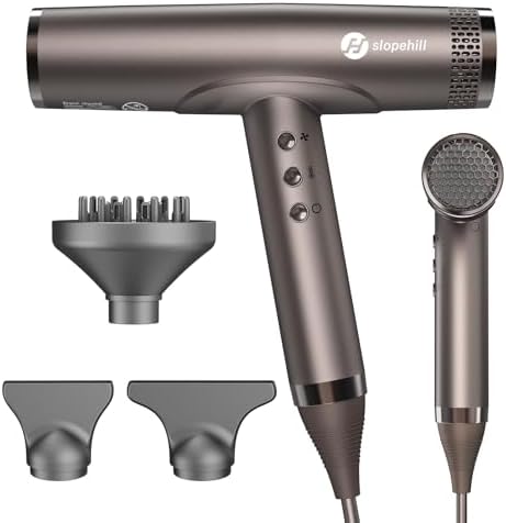 slopehill Professinoal Ionic Hair Dryer,High-Speed Lightweight Travel Dryer by slopehill