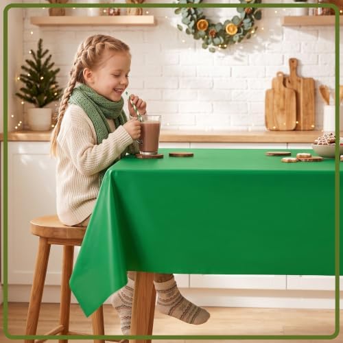 3 Roll 100FT x 54IN Christmas Plastic Tablecloth Roll with Slide Cutter Box - Image 6