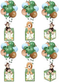 Lenwen 6 Sets Baby Letter Boxes Baby Shower Decor, Jungle Animal, Colorful by Lenwen