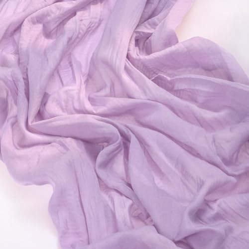 Lilac Purple Cheesecloth Table Runner Fall Wedding Party Decor 10ft, 3 Pack - Image 5