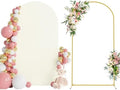 Wokceer 7.2FT Arch Backdrop Stand and Cover Set,Arch Stand with Ivory Cover by Wokceer