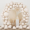 Voircoloria 90pcs White Sand Balloons Garland Arch Kit, 18 12 10 5 Inch by Voircoloria