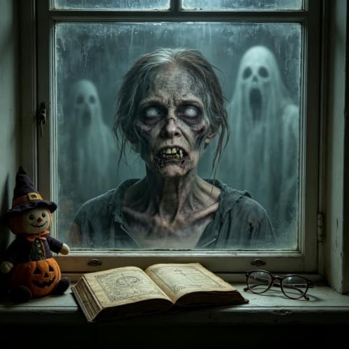 Halloween Window Clings Decorations Horror Zombie Ghost Window Stickers Static Spooky Glass Window Sticker Decals for Home Office Classroom Party Haunted House Seasonal Decor 1 Sheet by Unknown
