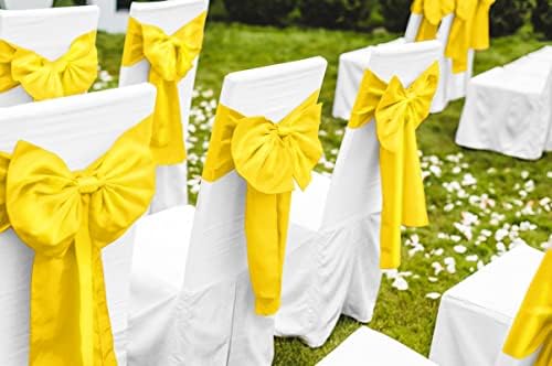 12 Pack Yellow Satin Table Runner 12 x 108 Inch Long Premium Table Runners for Wedding Party Events Decoration, Birthday Parties, Banquets Decorations, Graduations, Engagements - Image 5