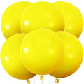 KatchOn, Yellow Mylar Balloons - 22 Inch, Pack of 6 | Yellow Foil Balloons by KatchOn