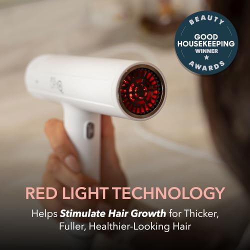 SRILabs DryQ Infrared Hair Dryer - Red Light, Frizz Control, Dual Voltage - Image 2