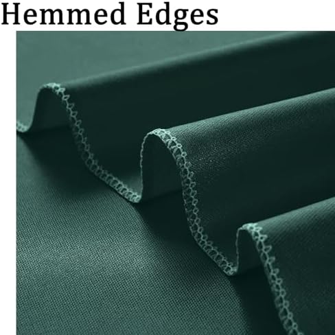50ftx10ft Wrinkle Free Hunter Green Backdrop Curtains for Parties, Polyester Green Photo Backdrop Drapes 10 Panels 5x10ft for Wedding Birthday Baby Shower Photography Background - Image 5