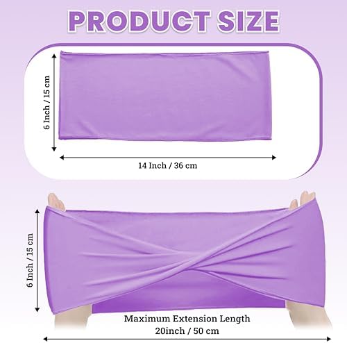 MDS Pack of 100 Spandex Chair Sashes Without Slider Buckles – Lavender - Image 2