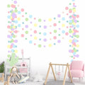 Outus 5 Pieces Dot Garland Banner Hanging, Pastel by Outus