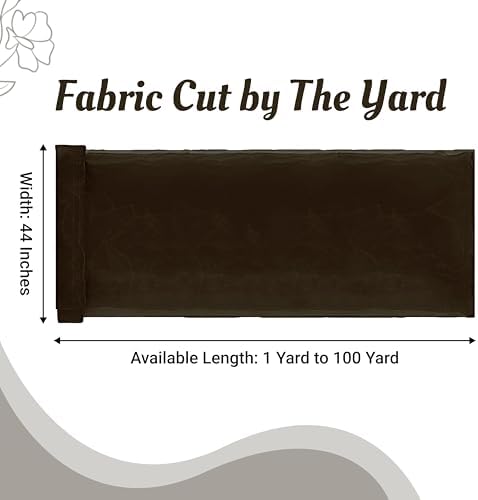 65 Yard Organza Fabric 44" Wide for Wedding Event Décor - Coffee - Image 2