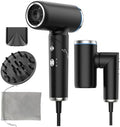 Mini Travel Hair Dryer Dual Voltage Europe, High-Speed Foldable by WEEYUM