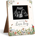Love Bug Baby Shower Decoration Frame, A Little Love Bug Is On The Way Baby Shower Decorations, New Mom Expecting Parents-to-Be Keepsake Gifts, Pregnancy Milestone Keepsake, Gender Reveal Gifts by Unknown